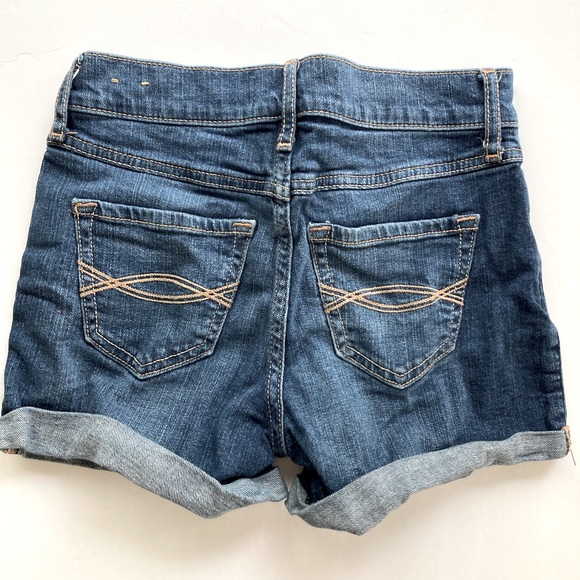 Abercrombie Denim Jean Short Girls Size 11/12 - Picture 3 of 3